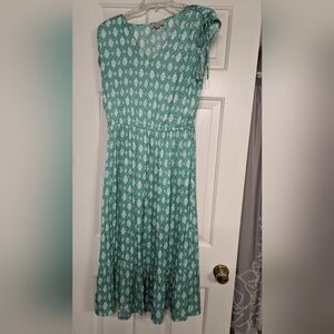 LOFT Outlet Summer Midi dress sz M